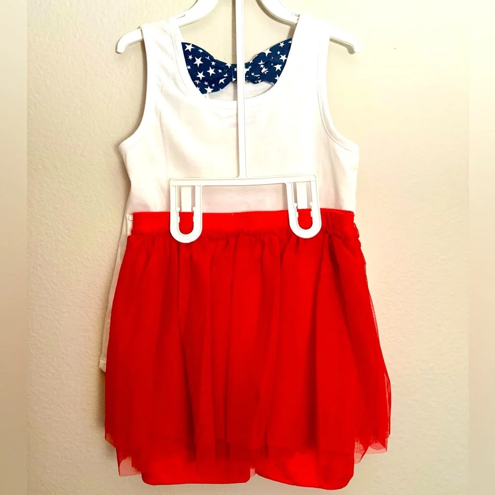 Epic Threads Little Girls Red White & Blue Two Piece Set